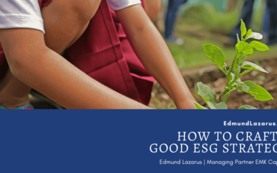 How to Craft a Good ESG Strategy