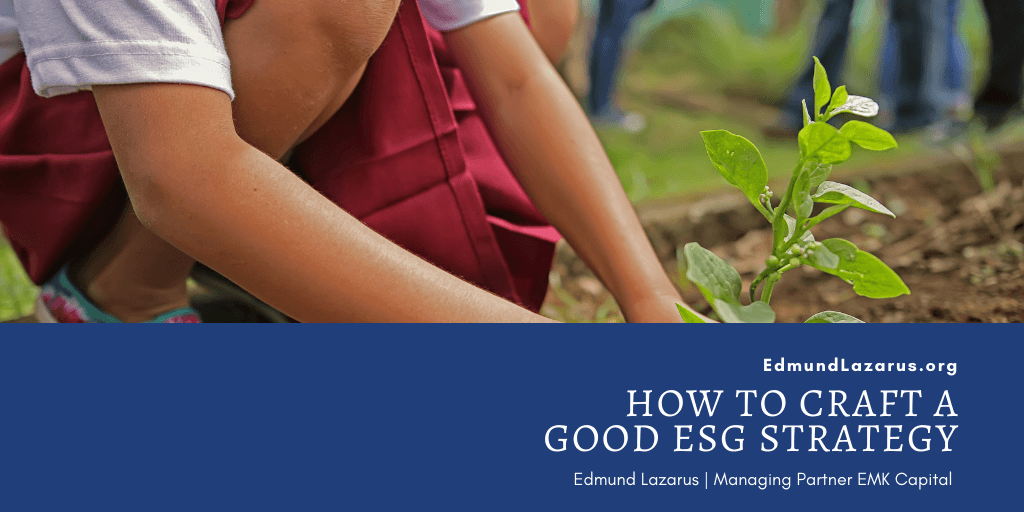 How to Craft a Good ESG Strategy